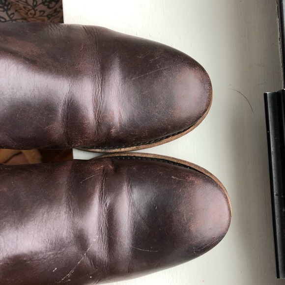 FRYE Melissa Button Boots - Dark Brown - 8.5 - Picture 2 of 7